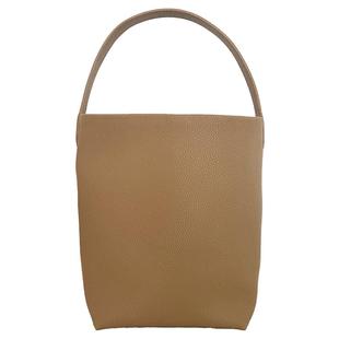 jpjclassic新款牛皮水桶包女休闲单肩腋下包小托特包通勤包慵懒风