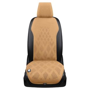 汽车加热坐垫石墨烯冬季12V座椅垫车载保暖电热毛绒单片垫子座垫