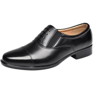 金猴官方正品男鞋 三节头商务正装皮鞋透气套脚真皮三接头皮鞋男