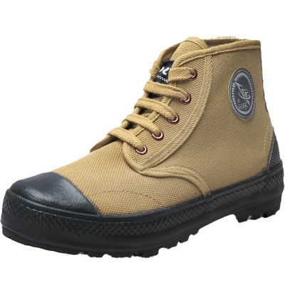 3537舒适软底劳动高帮防滑胶鞋