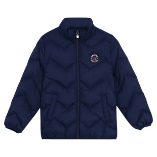 【白鸭绒】POLOWALK童装男童羽绒服2025秋冬新品立领长袖短款外套