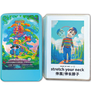 TPR英文指令卡亲子早教英语单词闪卡日常生活情景口语幼儿童启蒙