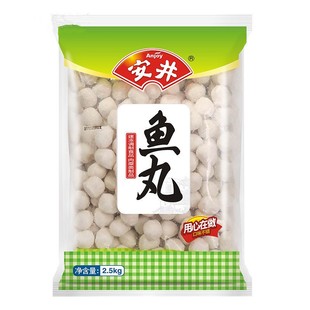 安井鱼丸实心鱼丸火锅丸子关东煮麻辣烫串串香江浙沪皖4包包邮