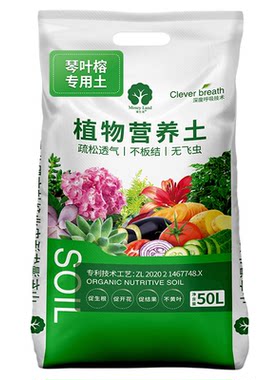 琴叶榕专用土漫生活专利营养土