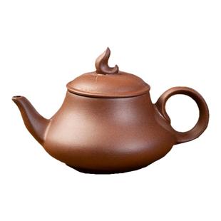 紫砂壶茶壶单壶功夫茶具小号容量陶瓷过滤朱泥手工摆件家用泡茶壶