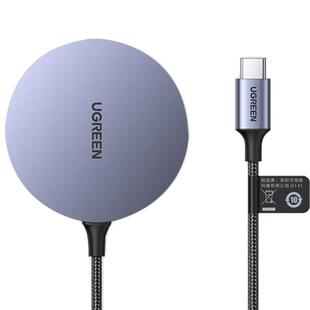 绿联无线充电器适用苹果iPhone17promax16小米14手机15耳机桌面Qi充电magsafe15W快充线底座板支架磁吸充电器