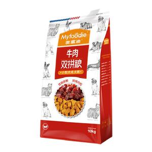 麦富迪牛肉双拼全价成犬狗粮10kg