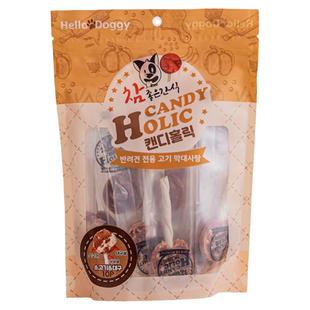 布丁妹妹 hello doggy棒棒糖宠物狗狗零食磨牙牛皮鸭肉牛肉干训练