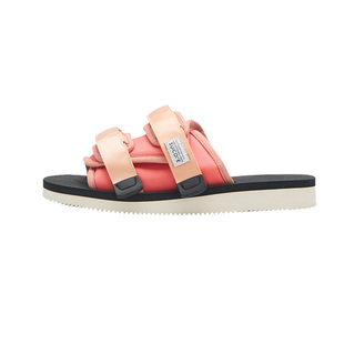SUICOKE Moto-Cab日系机能拼色魔术贴外凉拖鞋 OG-056Cab-SALMON