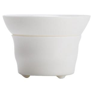 羊脂玉白瓷茶漏茶滤茶叶过滤网陶瓷茶隔高档公道杯滤茶器茶具配件