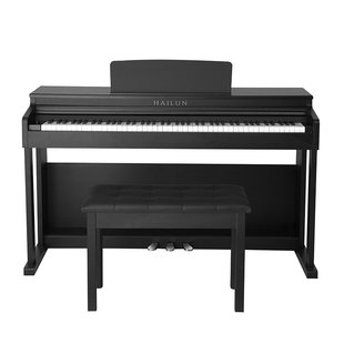 海伦电钢琴H205逐级重锤88键初学者考级家用立式智能数码电子钢琴