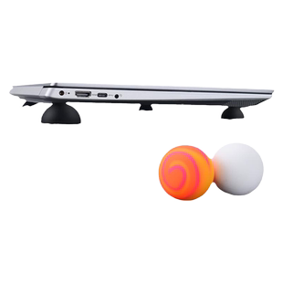 笔记本散热球电脑支架游戏本脚垫架子便携式防热垫高增高四角底座硅胶17.3防滑垫15.6寸支撑通用垫脚托架