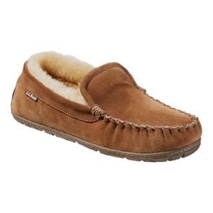 L.L. Bean宾恩男士棉鞋乐福鞋豆豆鞋羊毛加厚麂皮冬季保暖驾车鞋