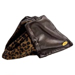 轻奢皮质豹纹三角抓夹女大号鲨鱼夹2026新款后脑勺发夹高级感发饰