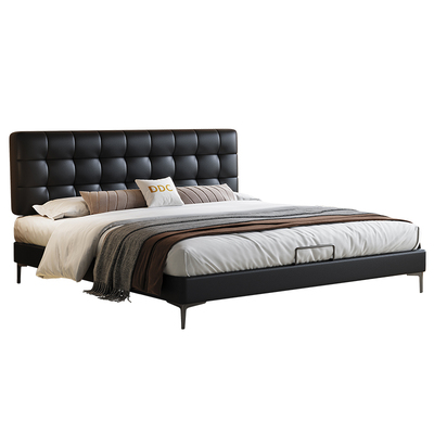 DDC加厚全青真牛皮真皮床极窄