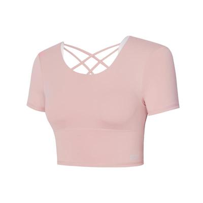 带胸垫瑜伽T恤CharmMiles修身