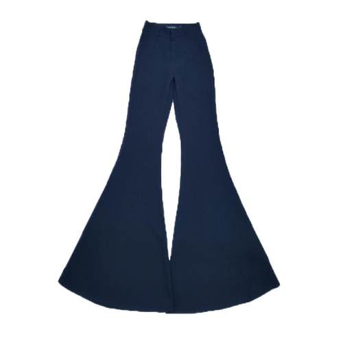 加绒【前拉链大喇叭】AOAOMISSSHOP  鳌鳌家 高腰黑色西装裤 长裤