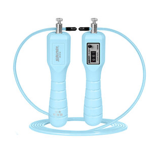 斯卡龙跳绳中考标准专用学生钢丝计数跳绳初中小学生体测训练用绳