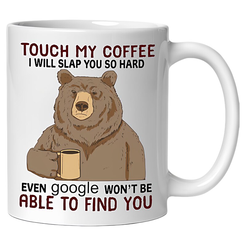 TouchMyCoffee熊杯子马克杯