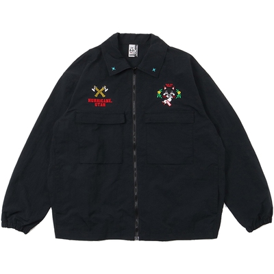 chums洽洽虎年新款刺绣外套翻领