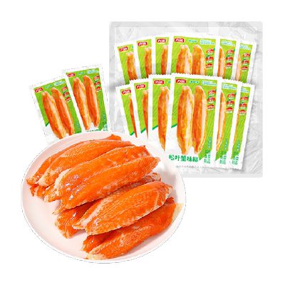 力诚低脂松叶蟹味棒手撕蟹柳