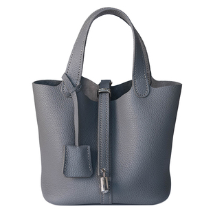 togo皮纹菜篮子包 DIY手工制作材料包 全真皮水桶女包节日礼物