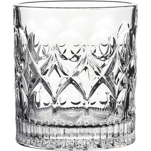 带杯架威士忌酒杯套装加厚玻璃轻奢风高端洋酒杯子啤酒杯酒具套装