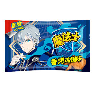 魔法士干脆面零食方便面魔法师干吃面玉米味整箱装章鱼保罗带大包