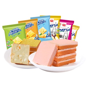 盼盼梅尼耶干蛋糕整箱批发早餐饼干开袋即食零食独立包装休闲食品