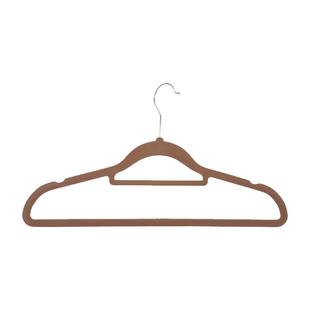 植绒衣架轻奢高级无痕衣服家用防肩角不鼓包加粗防滑整理衣柜专用