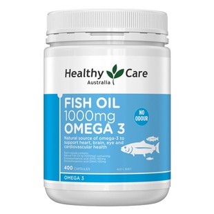 Healthy Care澳世康深海鱼油胶囊DHA鱼肝油omega3卵磷脂搭档