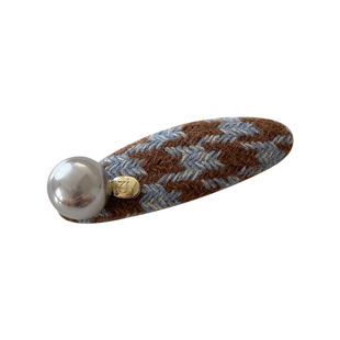 高级感撞色爱心发夹女2025新款高端刘海侧边夹碎发鸭嘴一字夹发卡