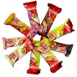 32条盒装】雀巢威化脆脆鲨巧克力味解馋小零食休闲食品袋装混合味