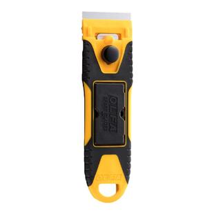 日本进口OLFA爱利华GSR-2不锈钢铲刀替换式玻璃油渍清洁刀美缝除胶刮刀GSB-2S/6B铲刀刀片地面污渍平口铲刀