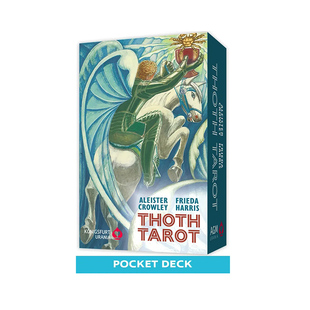 【现货】进口正版 迷你透特托特塔罗牌 Thoth Tarot Pocket口袋版