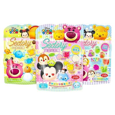 迪士尼DHA益生元水果味软糖60g