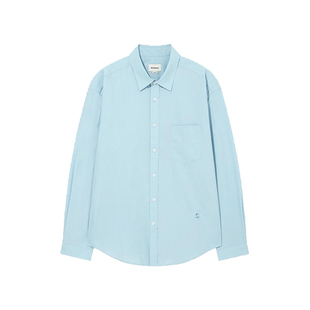 COVERNAT韩国衬衫男高级感痞帅纯棉长袖休闲宽松春秋单穿衬衫外套