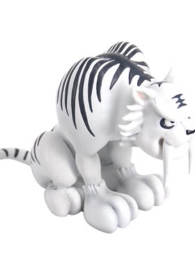 石器时代白虎红虎金虎模型手办