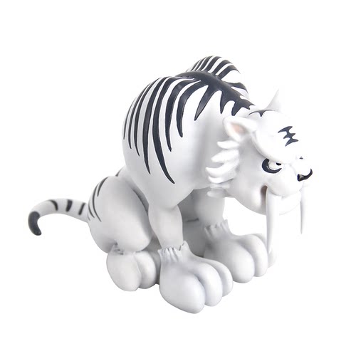 【模天下】石器时代模型手办私人定制金虎红黄绿虎白虎公仔GK手办