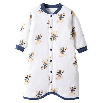 宝宝睡袍冬季加厚婴儿睡衣睡袋