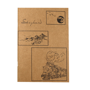 四格电影分镜本故事版故事本手帐便签拼贴漫画本线稿图鉴本草图本