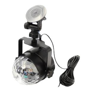 汽车DJ魔球灯led 迪斯科七彩车载KTV酒吧旋转闪光USB激光舞台灯光