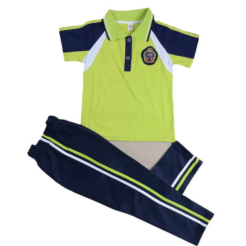 校服套装小学生夏装班服短袖长裤
