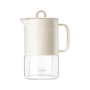 苏泊尔玻璃冷水壶大容量家用防尘储水耐高温玻璃水杯泡茶壶凉水壶