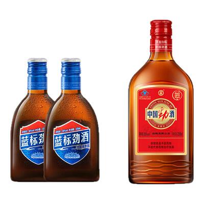 中国劲酒258ml+蓝标125ml*2瓶