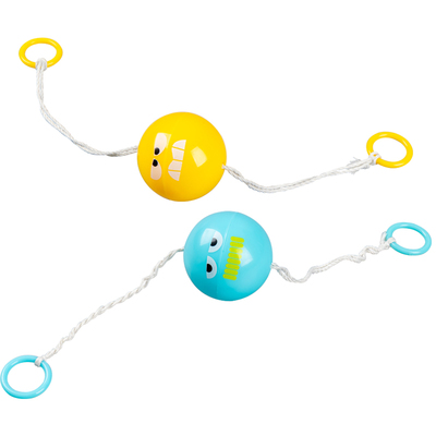 儿童旋转发光飞轮拉哨球玩具益智锻炼手眼协调拉绳线拉响飞球男孩