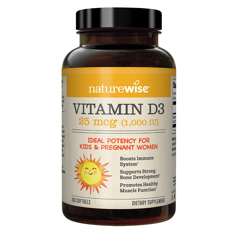 naturewise维生素D3阳光瓶5000iu