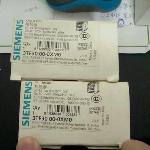 询价接触器 3TF30 00-0XM0，，带原
