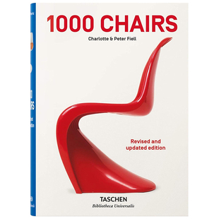 【现货】1000个椅子 1000 Chairs: In the 20th Century 英文原版产品设计进口艺术图书 TASCHEN图书馆系列工业产品设计画册书籍