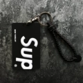 Red Black Sup - Black Leather Cord